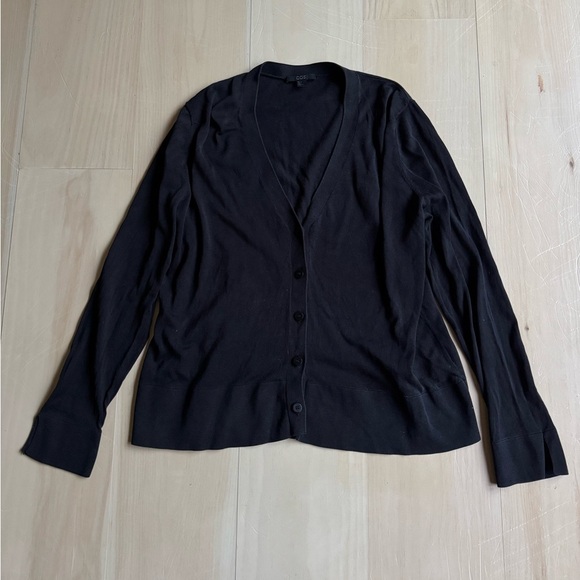 COS Silk/Cotton Cardigan - Picture 1 of 4